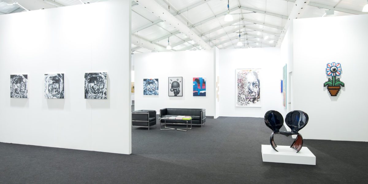 GROUP BOOTH AT ART CENTRAL 2019